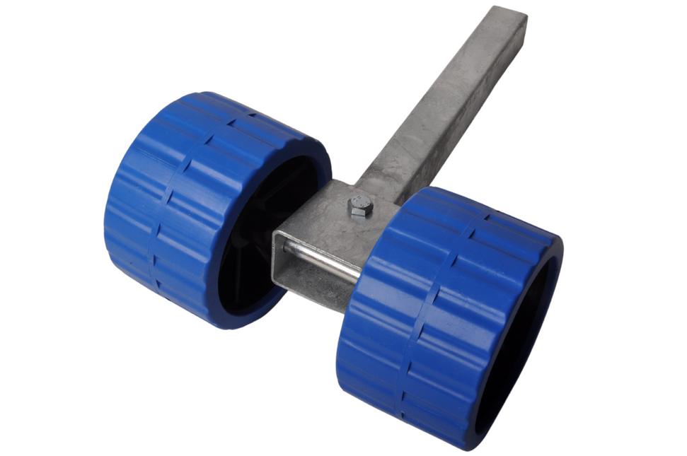 Cantonal In hoogte verstelbare  kimrol set blauw - 30x30x300 mm  - gegalvaniseerd