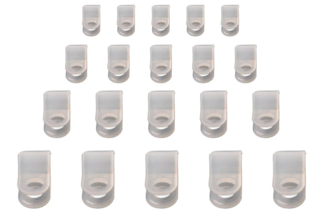 Cantonal Kabelbeugel (4,8 mm) voor bevestiging verlichtingskabel - 20 stuks