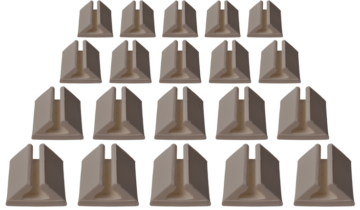 Cantonal Kabelclip zelfklevend voor 2-aderig kabel - 20 stuks