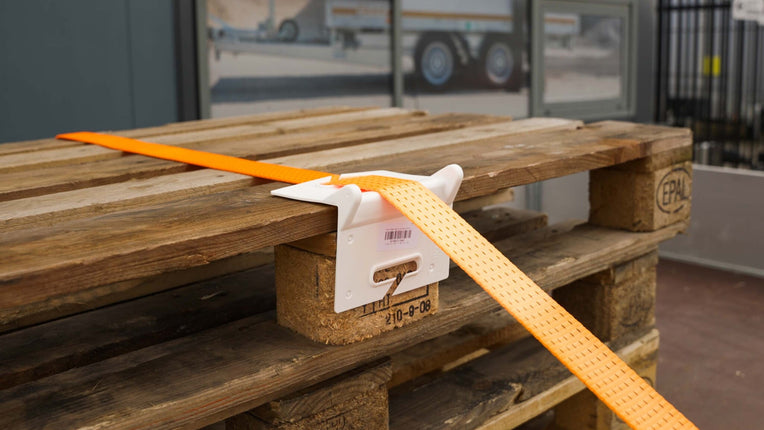 Cantonal Kantbescherming spanband voor haakse hoek