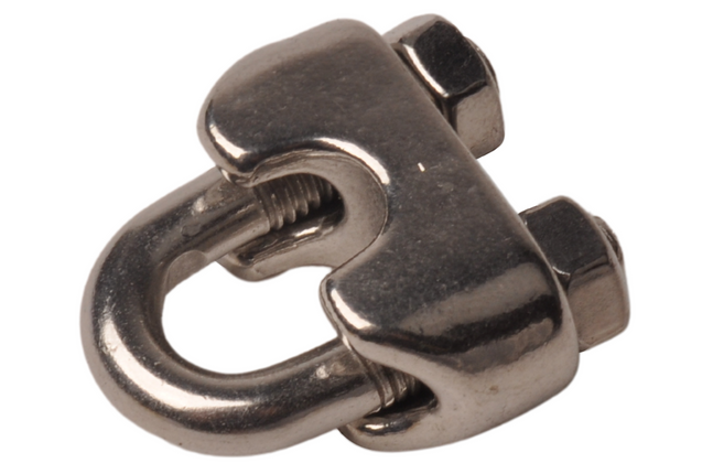 Cantonal Klem van RVS voor staaldraad (6 mm)