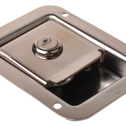 Cantonal Kofferslot RVS 120x90 mm gelijksluitend