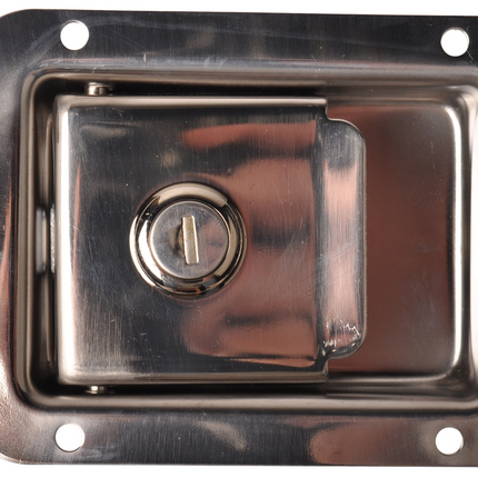 Cantonal Kofferslot RVS 120x90 mm gelijksluitend