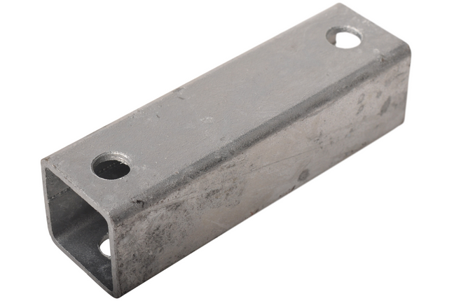 Cantonal Koker profiel 40x40x3 mm - M10 105 mm h.o.h. - 130 mm lang