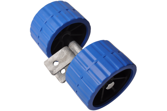 Cantonal Kunststof rollenset - blauw - 74x120 mm op kantelblok 30 mm