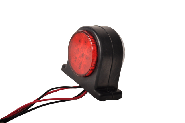 Cantonal LED breedtelicht rood/wit 68x62 mm