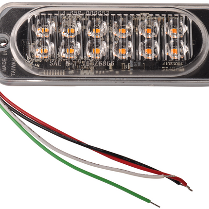 Cantonal LED noodlicht oranje - afmetingen 113x42x12 mm - 12 leds