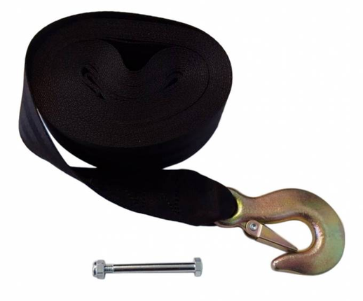 Cantonal Lierband met haak & oog (5 cm x 8,5 meter) 900 kg