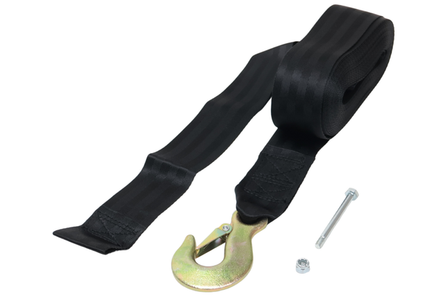 Cantonal Lierband met haak & oog (5 cm x 8,5 meter) 900 kg
