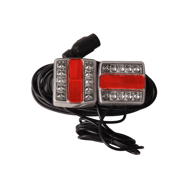 Cantonal Magnetische  LED verlichtingsset  - 7 polig - 7,5 meter hoofdkabel - ideaal voor bootrailers
