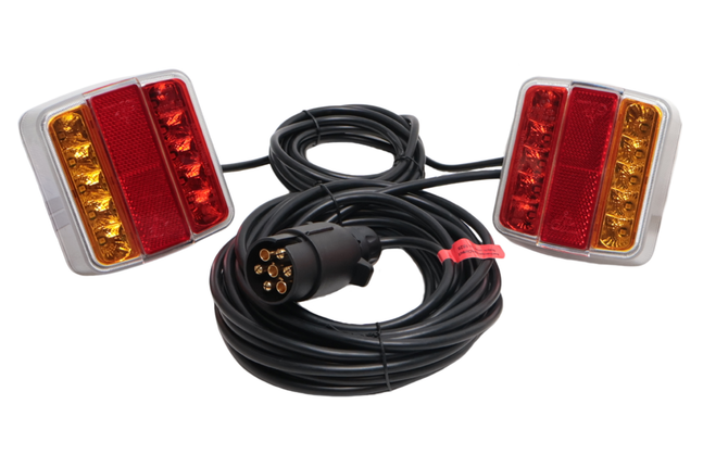 Cantonal Magnetische LED verlichtingsset - 7,5 meter - 7 polig - Plug & Play - ideaal voor bootrailers