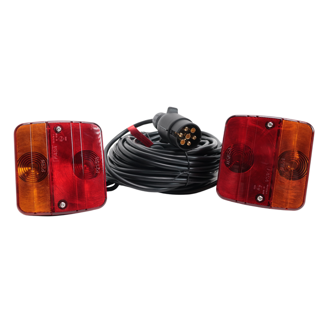 Cantonal Magnetische verlichtingsset - 12 meter hoofdkabel - ideaal voor bootrailers
