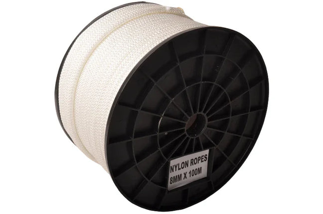 Cantonal Nylon touw 100 meter (8 mm)