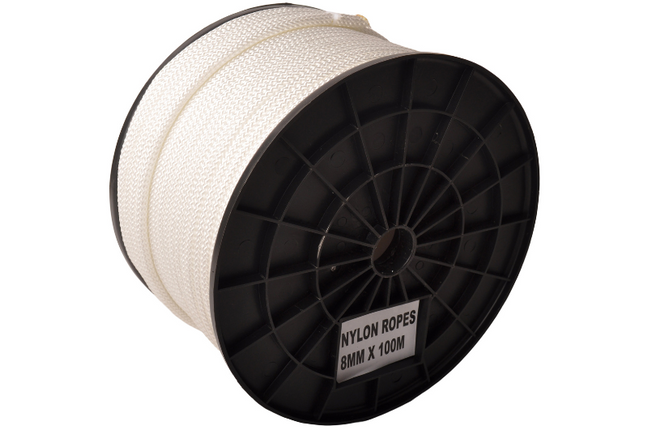 Cantonal Nylon touw 100 meter (8 mm)