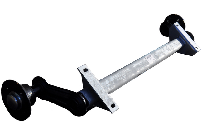 Cantonal Ongeremde torsie as - padmaat 1250 mm - flensmaat 1620 mm - 750 kg - 4x100