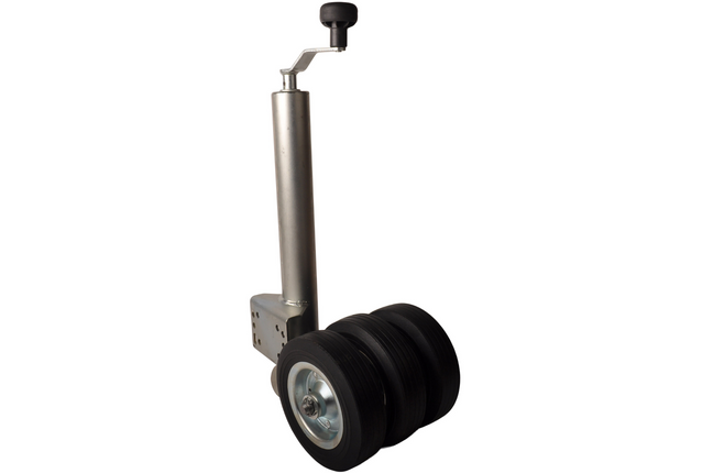 Cantonal Opklapbaar 60 mm neuswiel - 250 kg statisch draagvermogen - 3 massieve wielen