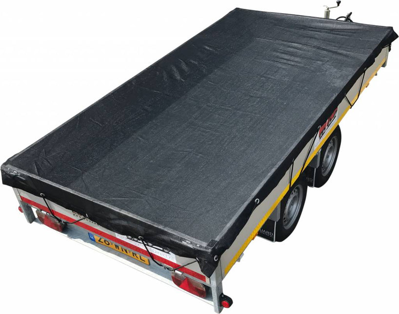 Cantonal Premium aanhangernet - gaasnet - 400x250 cm - inclusief elastiek rondom - UV bestendig