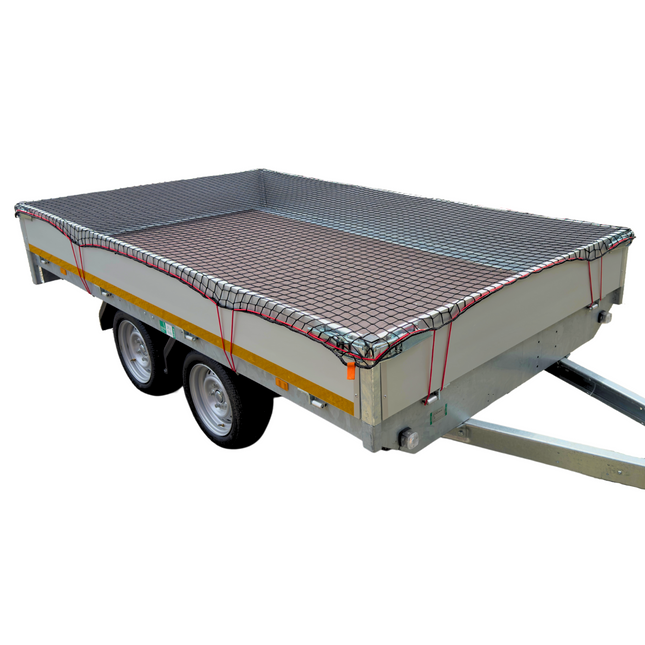 Cantonal Premium aanhangernet - maasnet - 220x150 cm - inclusief elastiek rondom - UV bestendig