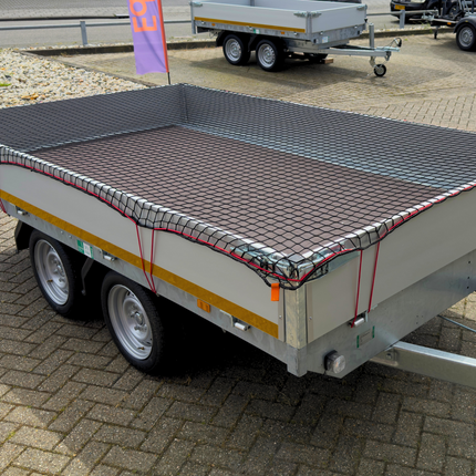 Cantonal Premium aanhangernet - maasnet - 220x150 cm - inclusief elastiek rondom - UV bestendig