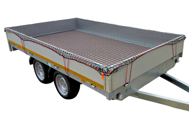 Cantonal Premium aanhangernet - maasnet - 320x220 cm - inclusief elastiek rondom - UV bestendig