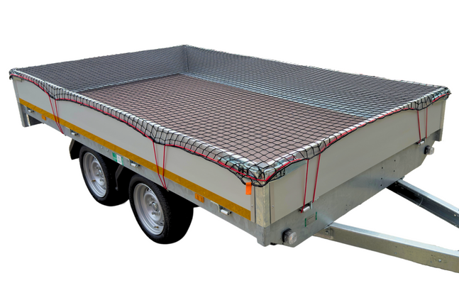 Cantonal Premium aanhangernet - maasnet - 570x350 cm - inclusief elastiek rondom - UV bestendig