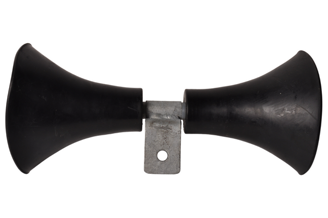 Cantonal Premium kwaliteit trompet rollen set - zwart - voor rubberboot - 400x140x140 mm