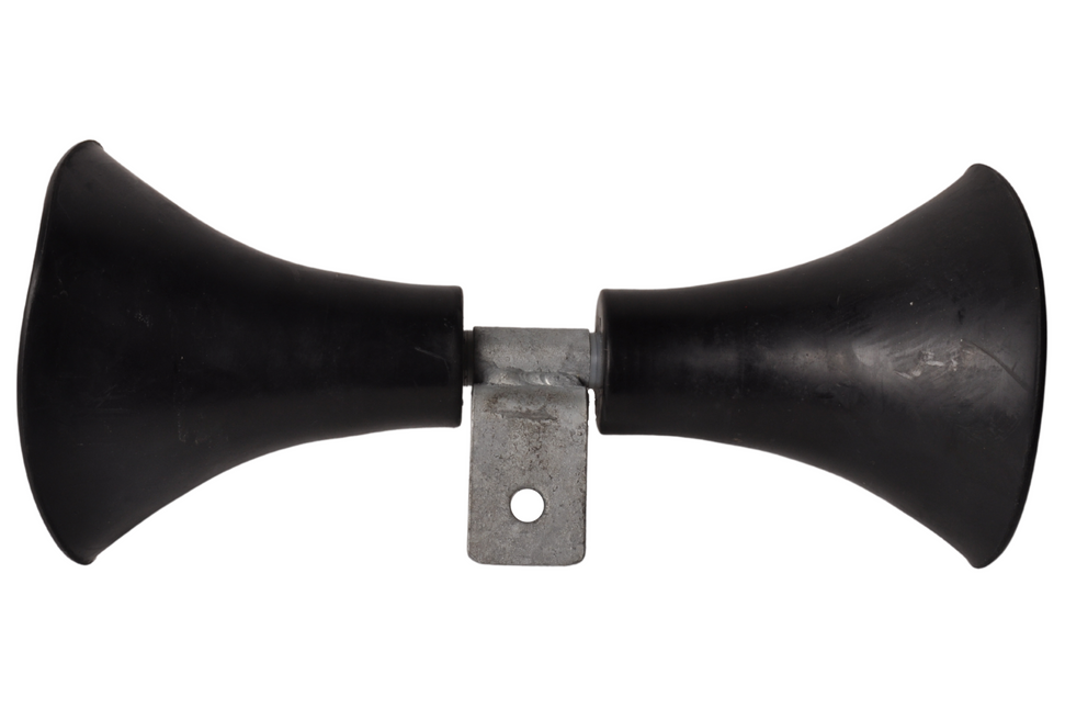 Cantonal Premium kwaliteit trompet rollen set - zwart - voor rubberboot - 400x140x140 mm