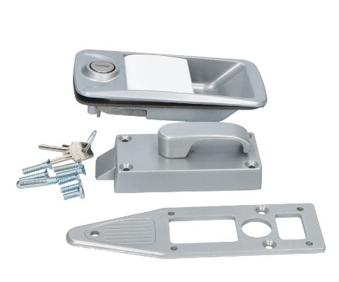 Cantonal Rhiwa Quality caravandeurslot rechts - geschikt voor deuren van 25 mm dikte - Sleutelnummer MC05 - Stalen behuizing