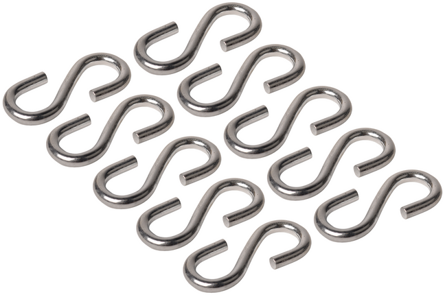 Cantonal S-haak 70x7 mm - 10 stuks