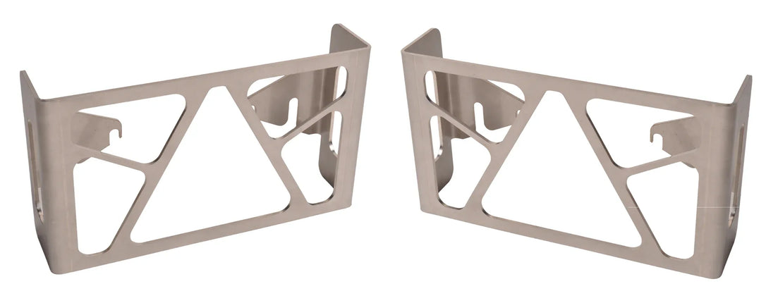 Cantonal Set van 2 aanhanger achterlicht beschermrekken Multipoint 5 - 245x140x65 mm - RVS