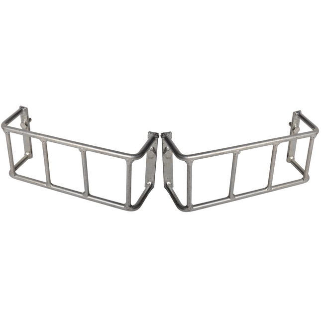 Cantonal Set van 2 beschermrekken achterlicht staal - 225x110x65 mm