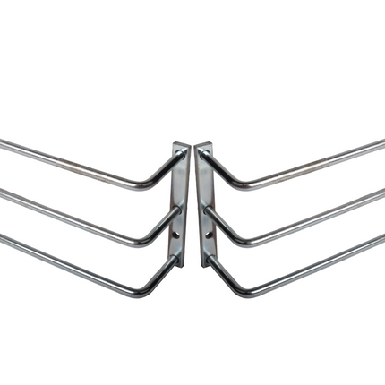 Cantonal Set van 2 beschermrekken - staal - 260x170x80 mm - o.a. geschikt voor Aspock Multipoint