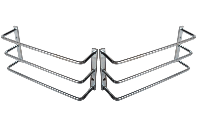 Cantonal Set van 2 beschermrekken - staal - 260x170x80 mm - o.a. geschikt voor Aspock Multipoint