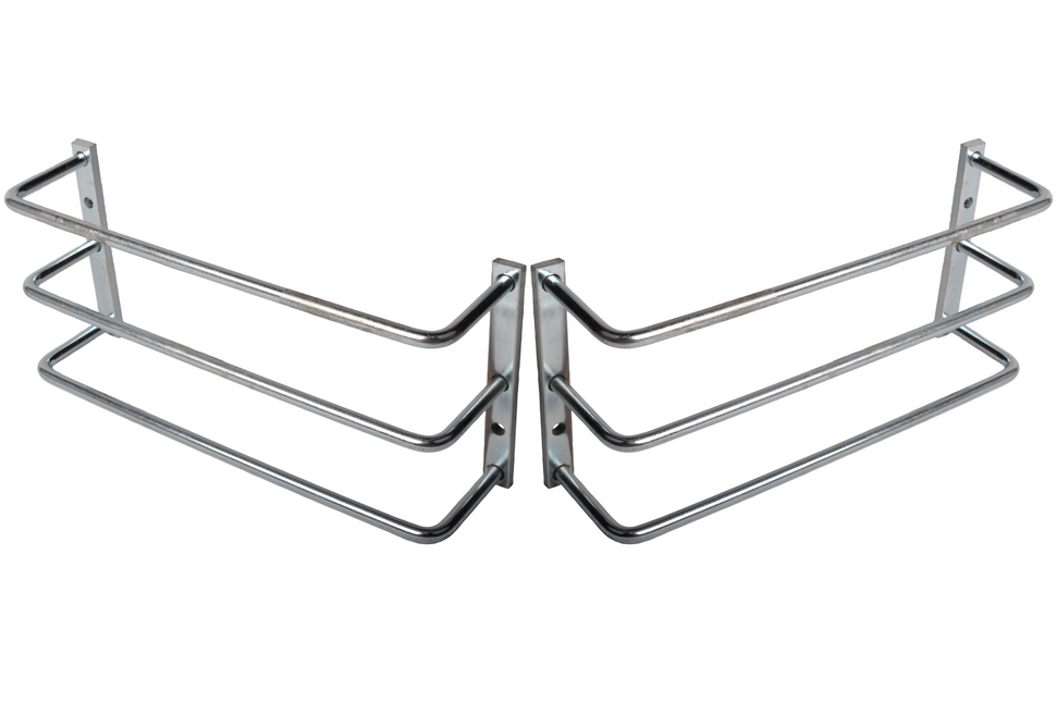 Cantonal Set van 2 beschermrekken - staal - 260x170x80 mm - o.a. geschikt voor Aspock Multipoint