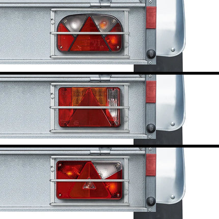 Cantonal Set van 2 beschermrekken - staal - 260x170x80 mm - o.a. geschikt voor Aspock Multipoint