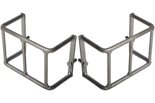 Cantonal Set van 2 beschermrekken voor achterlicht - staal - 140x110x70 mm