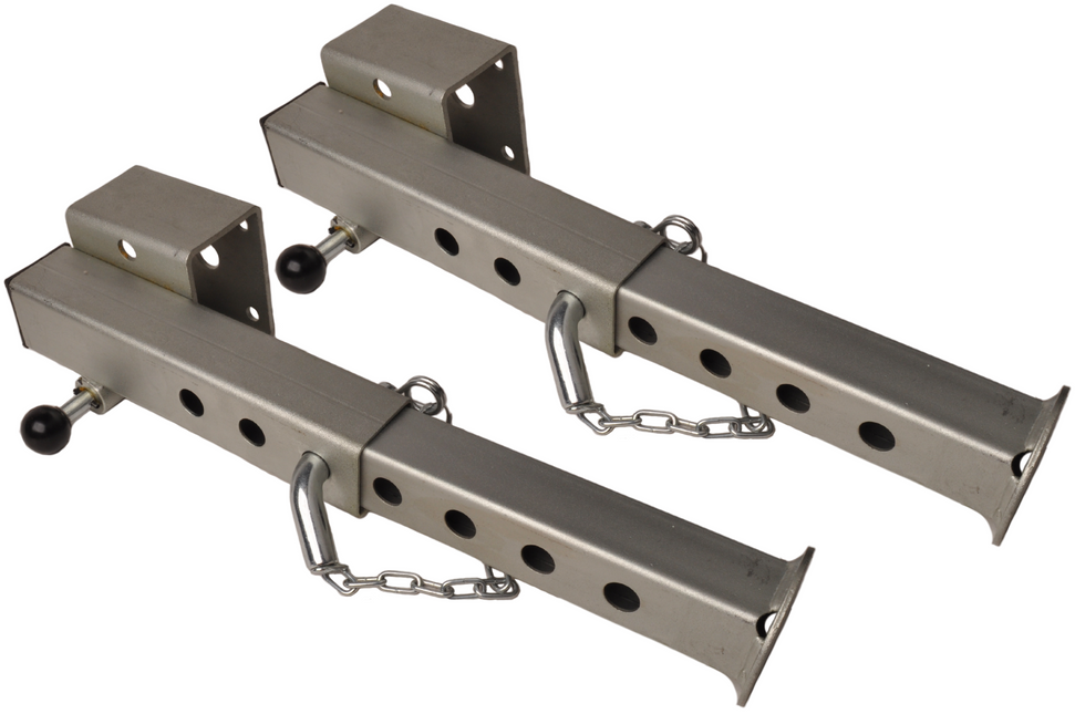 Cantonal Set van 2 kantelbare steunpoten - instelbaar en kantelbaar.