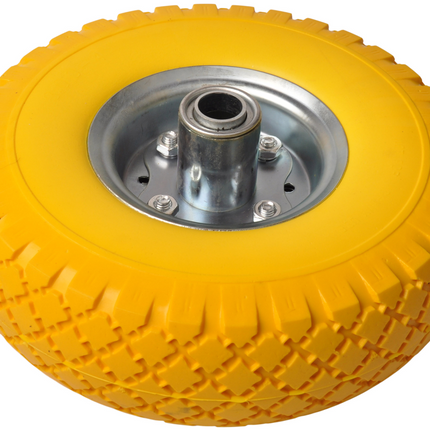 Cantonal Set van twee premium 3.00-4 anti lek steekwagenwielen - 20 mm naafdiameter - 55 mm naaflengte