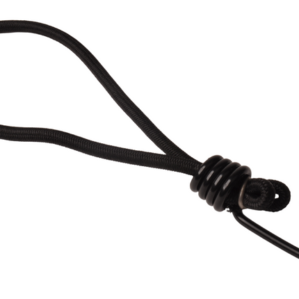 Cantonal Spanelastiek met haak (zwart) 230 mm