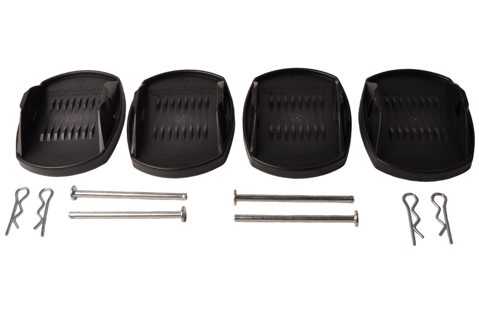 Cantonal Stabilisatievoeten caravan 180x140x50mm - 4 stuks