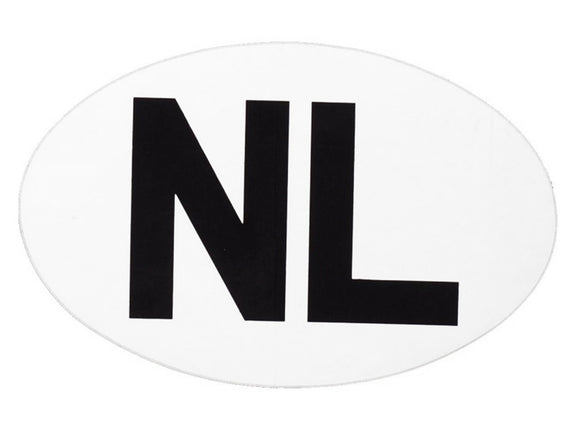 Cantonal Sticker met NL opdruk - 85x58 mm