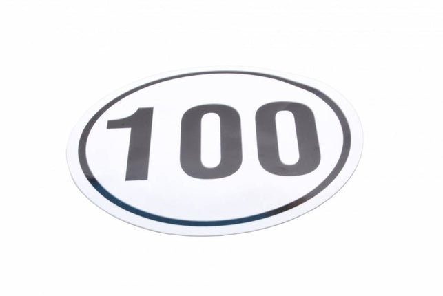Cantonal Tempo 100 km sticker voor Duitsland - diameter van 200 mm