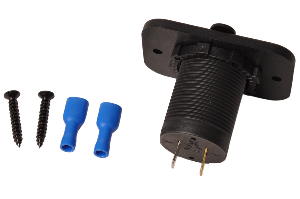 Cantonal USB inbouwdoos 12V/24V (tweevoudig)