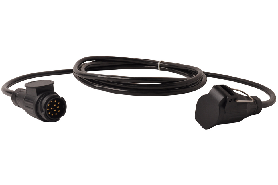 Cantonal Verlengkabel 13 aderig met 1x 13-polige stekker & 1x 13-polige contrastekker - 500 cm