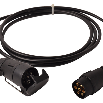 Cantonal Verlengkabel 3 meter 7 aderig met 7-polige stekker & 7-polige contrastekker - 300 cm