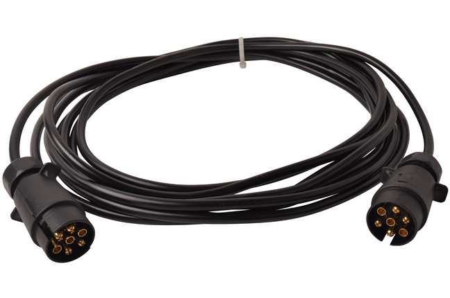 Cantonal Verlengkabel 7 meter 7 aderig met 2x 7-polige stekker - 700 cm