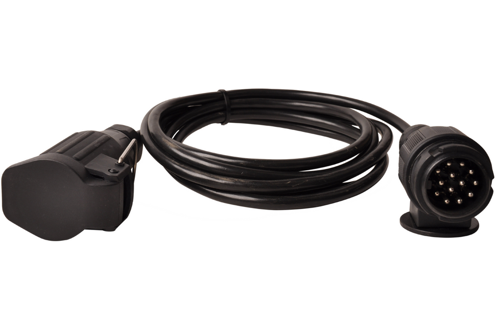 Cantonal Verlengkabel 8 aderig met 1x 13-polige stekker & 1x 13-polige contrastekker - 300 cm