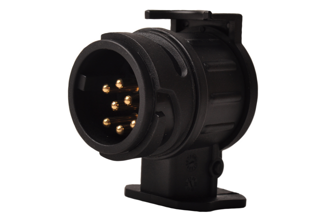 Cantonal Verloopstekker /adapter premium kwaliteit: Auto 13 polig - Aanhanger 7 polig
