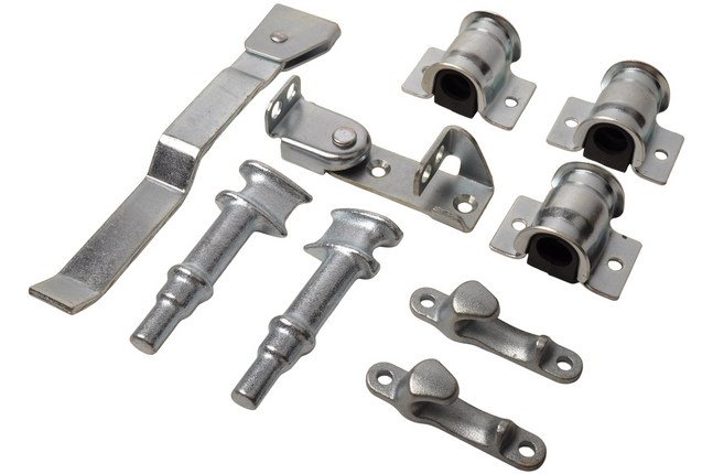 Cantonal Verzinkte draaistangsluiting - links - voor Ø22 mm stang