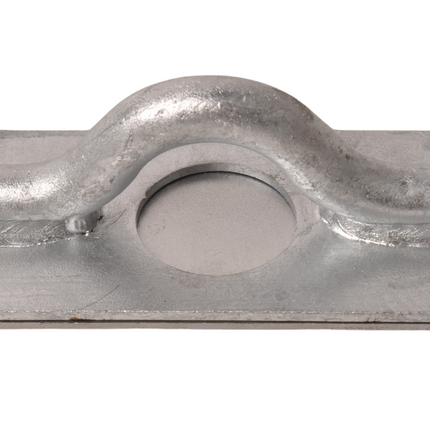 Cantonal Vloeroog met tegenplaat - verzinkt stalen materiaal - geschikt voor Ifor Williams GX Plant trailer modellen